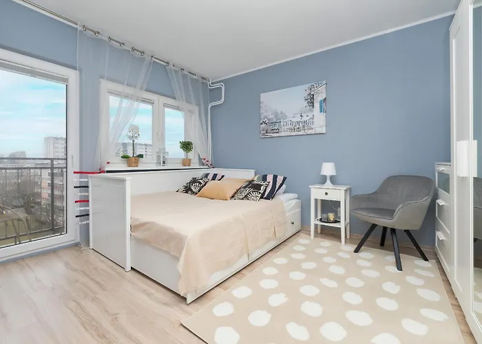 Blue Z Balkonem By Renters Lejlighed *